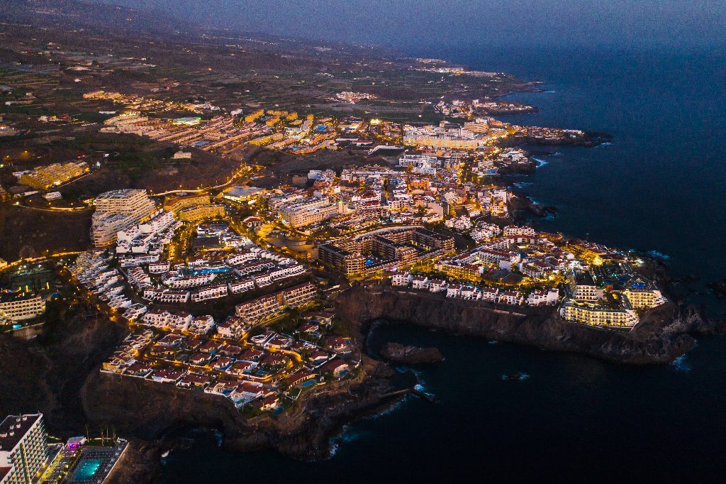 Vista de Tenerife desde el aire